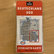 Vintage esso germany - vintage, road