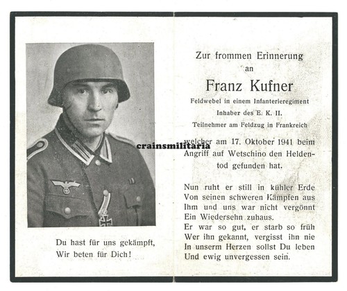 Orig sterbebild id soldat - sterbebild, 98.id