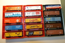 Spur N - 15 US amerikanisch Güterwagen aus einer Sammlung / ohne OVP