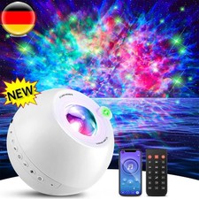 Sternenhimmel Projektor Kinder, 15 Farben Einschlafmusik Bluetooth Nachtlicht