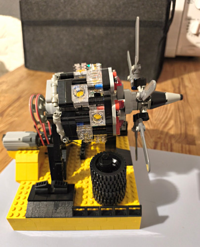 Lego technik flugzeugmotor - lego,