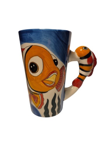 Clownfisch keramik tasse - keramik,