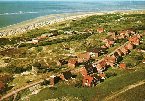 Baltrum luftbild 1985 - ak,