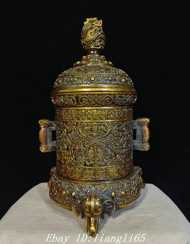 Old tibet purple bronze gold - tibet,
