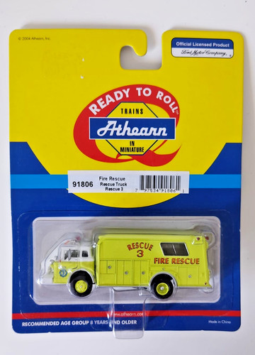 Athearn 91806 fire rescue 87 - fire,