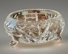 Bleikristall Vase Schale