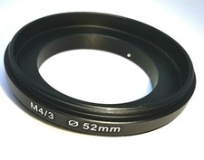 52mm M4/3 Makro Umkehrring Reverse für Micro Four Thirds MFT Mount Retroadapter 