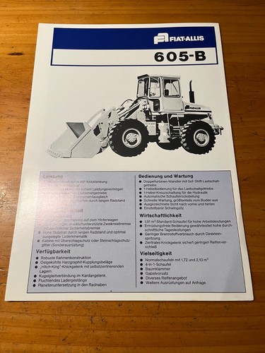 Prospekt fiat allis 605 - prospekt,