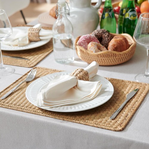 6er set rechteckige tischsets - set,,