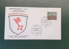 erstagsbrief , hauptstädte der bundesländer , bremensonderstempel bonn 17.5.1965