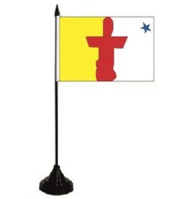 Tischflagge Nunavut Tischfahne
