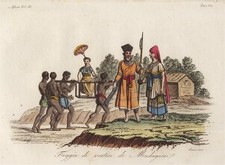 Kupferstich afrika madagaskar - afrika,