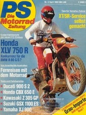 PS8304 + Titelthema HONDA XLV 750 R + Wartung YAMAHA SR / XT 500 + PS 4/1983