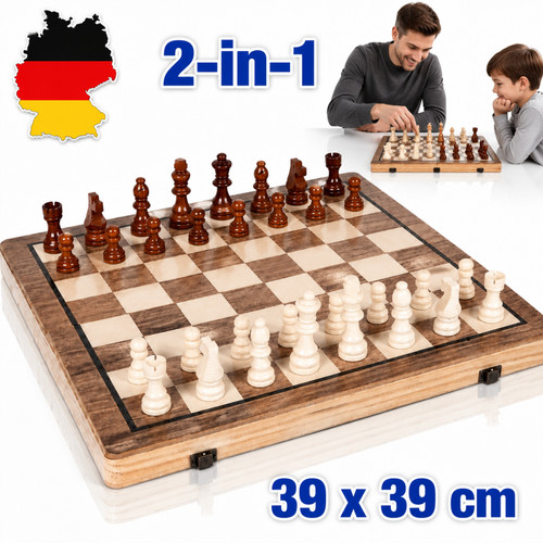 Schachbrett mit figuren - mit,