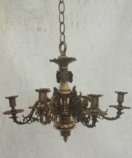 Deckenlampe Deckenkrone Lampe Deutschland 19 Jhrt. Messing Bronce Sammler selten