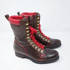 Dieter Kuckelkorn Bota Canada Damen-Stiefeletten/Boots Braun/Rot EU 37,5 UK 4,5