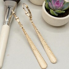 Ohrhänger lang 333 Gold