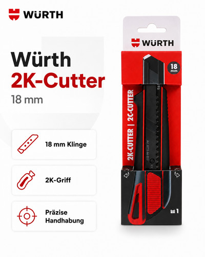 Würth cutter messer - 2k-cutter-messer, mit