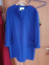 Hochwertige Wunderschöne Winterjacke Boss 38 Aus Reiner Wolle Royalblau