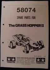 Tamiya RC   Spare Parts for  58074 The Grass Hopper II  -Teile Liste