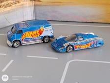 Corgi Spielzeugauto Set Hot Wheels Racing Team Hot Rod Custom Van, Jaguar XJR 12