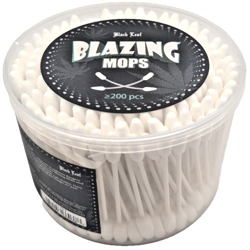 Black leaf blazing mops - leaf,