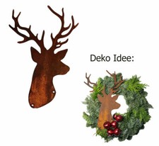 Dekofigur Hirschkopf Trophäe