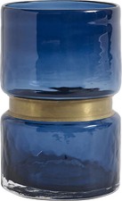 Nordal: Ringvase aus Glas