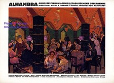 Etablissement Alhambra Wien Reklame 1924 Bar Tanz Tabarin Nachtclub Café Cabaret