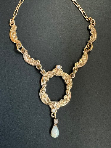 Antike jugendstil kette 9ct - jugendstil,