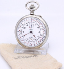 WW Lemania Militär Taschenuhr