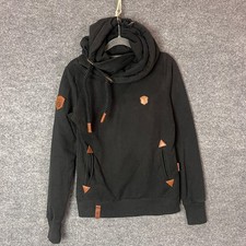 Naketano black hoodie cowl - black,