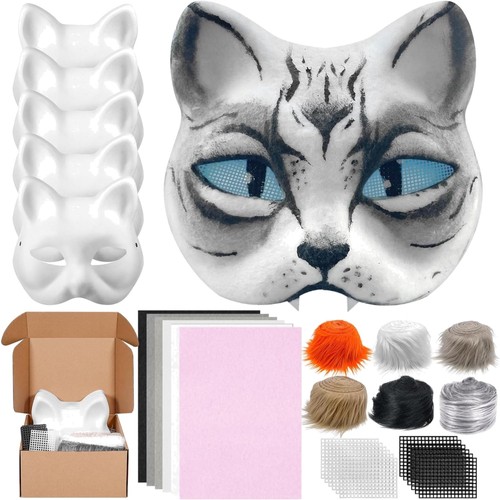 Katzenmaske papier masken - katzenmaske,