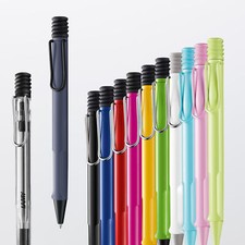 LAMY Kugelschreiber Safari AL Star Stärke M Großraum Mine M16 Clip Farbwahl neu