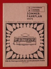 alter Fahrplan VEB