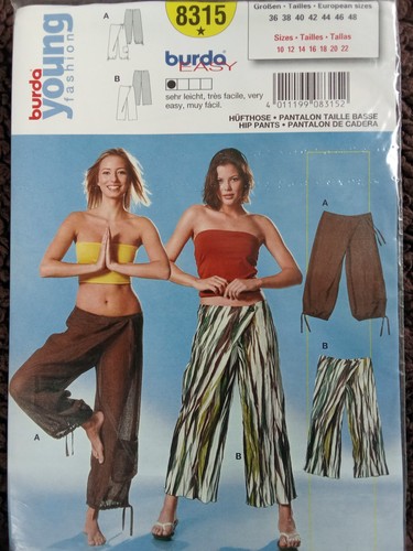 Burda easy 8315 hüfthose - 8315,