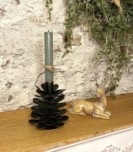 Kerzenständer tannenzapfen - kerzenständer,