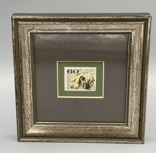 Windhund briefmarke gerahmt - windhund,