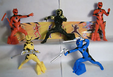 (1302) RAR! Satz POWER RANGERS JUNGLE  FURY MAXI Figuren + BPZ von BANDAI OVP