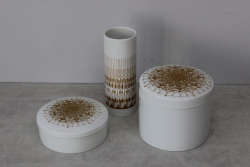 Rosenthal vase deckeldose - 3x,