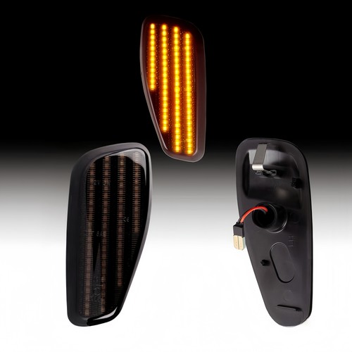 Seitenblinker schwarz led mit - schwarz,