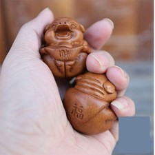 2Pcs  Holz Chinesische Gesundheitsübung gong-Kugeln Triggerpunkt-Massagen