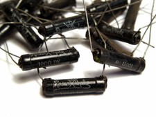 10x Vintage Rosenthal Widerstand 100 Ohm / 1W f. Röhrenverstärker, 40er J., NOS