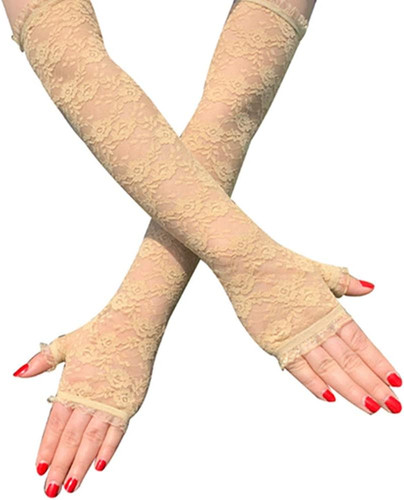 Spitze lang handschuhe - spitze,