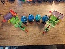 Faller Hittrain 4 Kipploren und 2 Stationen aus Set 3753 mit Anleitung 