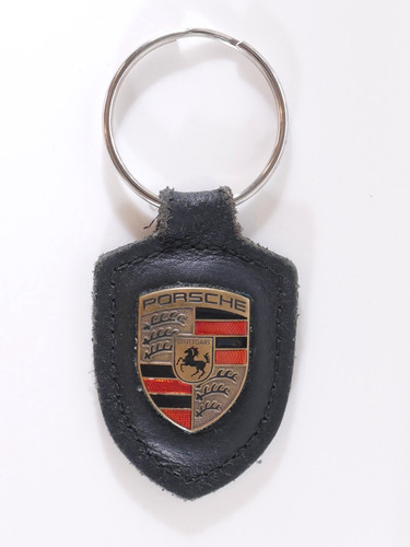 Vintage porsche wappen leder - vintage,