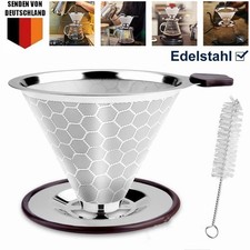 Metallsieb Kaffee Dauerfilter Kaffeefilter Kaffeebereiter Edelstahl Dauerfilter
