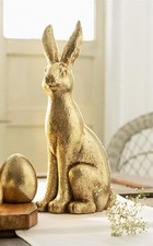 Osterhase Hase gold 42 cm
