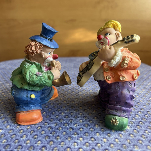2er set clown musiker - clown,