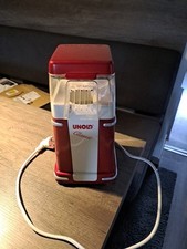 Popcornmaschine Retro Popcorn Maker Popcornautomat Heißluft Unold Fettfrei 900W